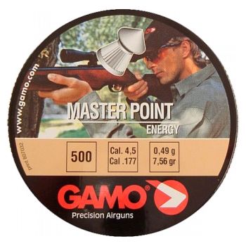 Gamo - Патроны для пневматического оружия упаковка 500 шт. Master Point 4.5 мм
