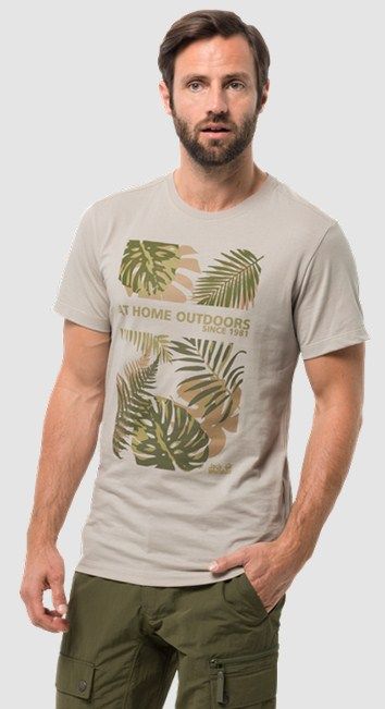 Jack Wolfskin - Летняя мужская футболка Palm Cove T M