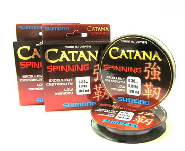 Shimano - Леска с минимальной растяжимостью Catana Spinning 100м