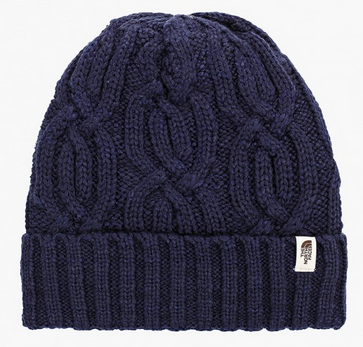 The North Face – Зимняя шапка с подворотом Cable Minna Beanie