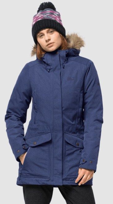 Зимняя парка с капюшоном Jack Wolfskin Coastal Range Parka