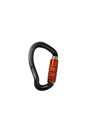 Карабин HMS трёхтактный Keylock Вертикаль Gray