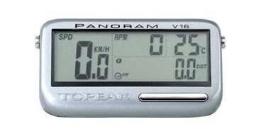 Topeak - Удобный велокомпьютер беспроводные датчики скорости и каденса Panoram V16, 16 function