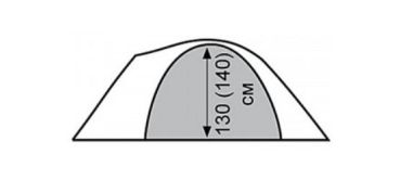 Палатка туристическая Tramp Mountain 4 (V2)