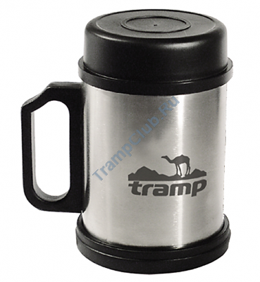 Термокpужка с крышкой и подставкой Tramp TRC-006