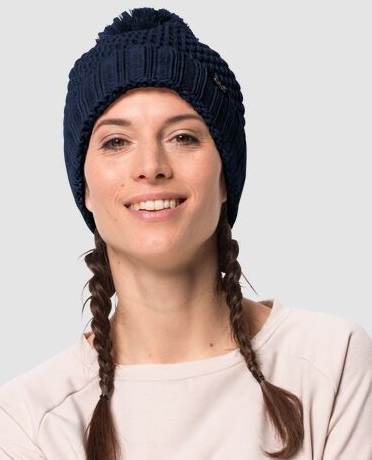 Jack Wolfskin - Стильная женская шапка Highloft knit cap women