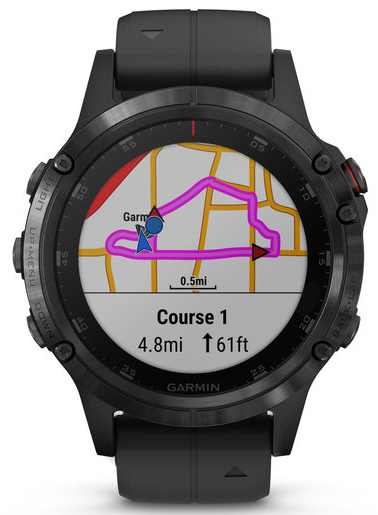 Garmin - Мультиспортивные часы Fenix 5 PLUS Sapphire RUSSIA