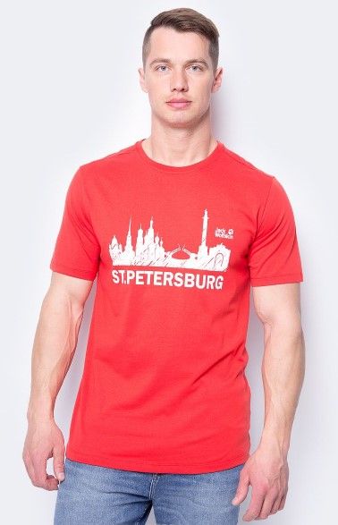 Фирменная футболка Jack Wolfskin St Petersburg T Men