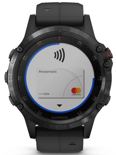 Garmin - Мультиспортивные часы Fenix 5 PLUS Sapphire RUSSIA