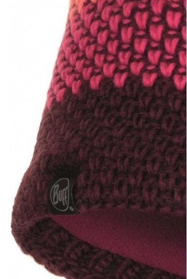 Buff - Стильная шапка Knitted & Polar Hat Tilda Bright Pink