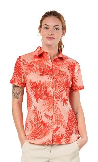 Jack Wolfskin - Очень легкая женская рубашка Sonora Palm Shirt