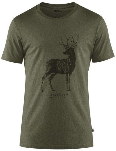 Fjallraven - Мужская футболка Deer Print T-Shirt