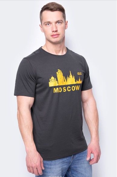 Jack Wolfskin - Стильная футболка Moscow T Men