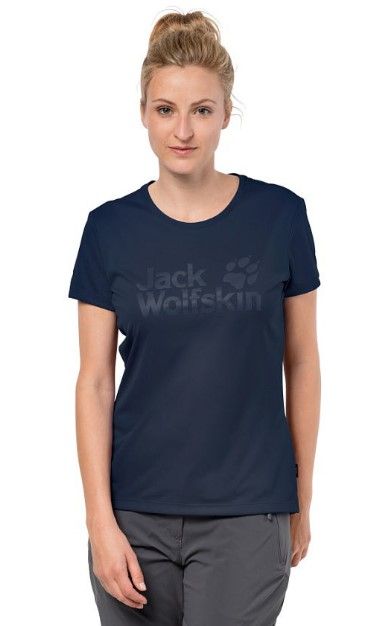 Jack Wolfskin - Быстросохнущая футболка Rock Chill Logo T Women