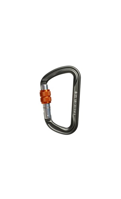 Карабин трапеция с муфтой Keylock Вертикаль Gray