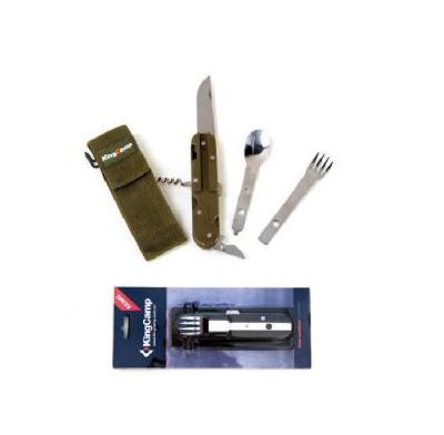 Туристический набор ложка-вилка-нож King Camp 3643 Multi Camp Kit