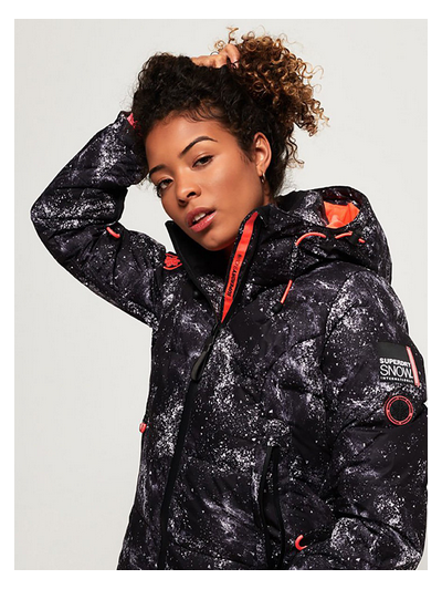 Superdry - Пуховая сноубордическая куртка Snow Shadow Down Jacket