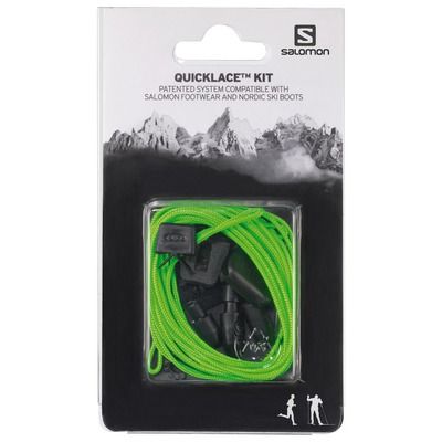 Практичные шнурки для обуви Salomon Shoes Quicklace Kit Green