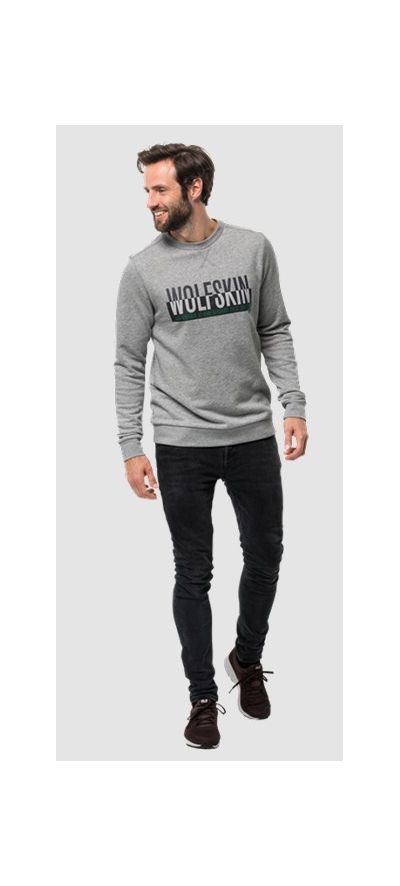 Стильный мужской свитшот Jack Wolfskin Slogan Sweatshirt M