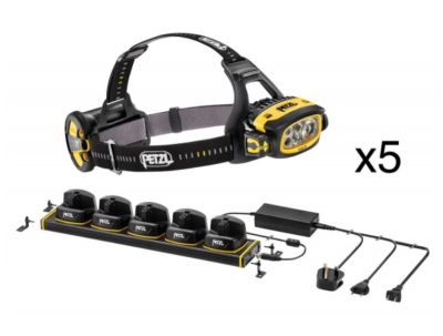 Petzl - Комплект из пяти фонарей с зарядным устройством Duo z1
