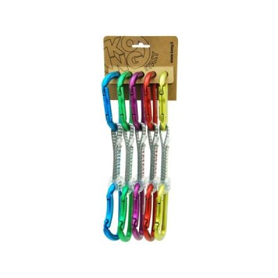 Kong - Комплект оттяжек (5 шт.) с цветными карабинами Express Trapper Anod Color Dyneema