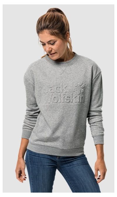 Jack Wolfskin - Женский свитшот Logo Sweatshirt W