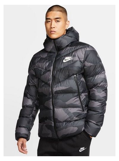 Nike - Теплый пуховик для мужчин M NSW DWN FILL WR JKT HD AOP