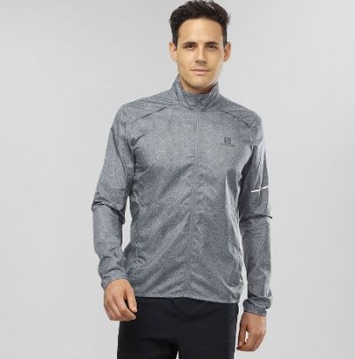 Salomon - Стильная беговая ветровка Agile Wind JKT M