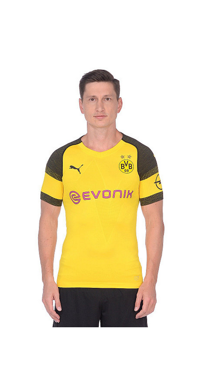Puma - Футболка спортивная BVB Authentic Home Shirt