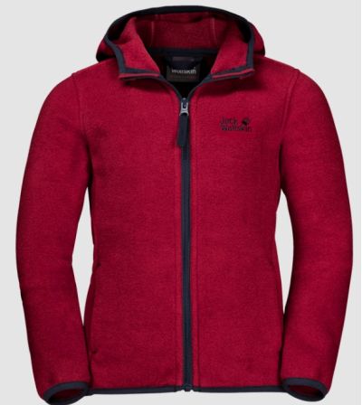Jack Wolfskin - Детская куртка из флиса Baksmalla Hooded Jacket Kids