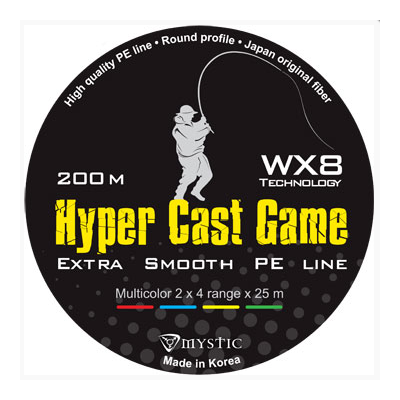 Шнур для морской рыбалки Mystic Hyper Cast Game 200