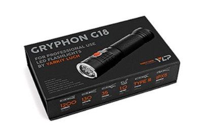 Яркий луч - Мощный компактный фонарь YLP Gryphon G18