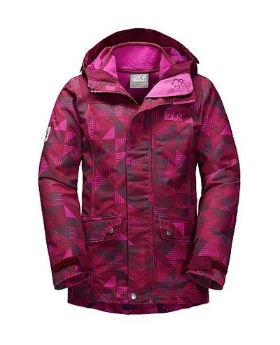 Jack Wolfskin - Куртка универсальная детская K TWIN FALLS 3IN1 JKT