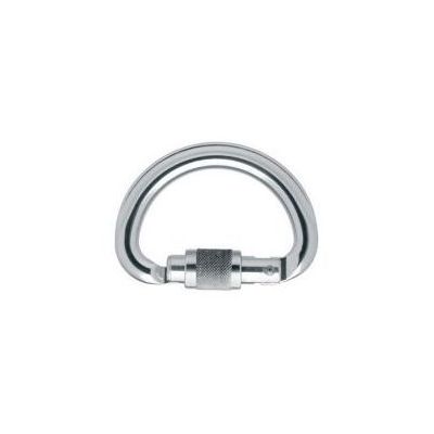 Petzl - Полукруглый карабин с ручной муфтой Omni Screw-Lock