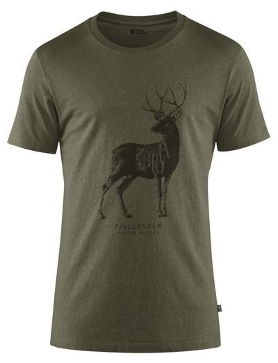 Fjallraven - Мужская футболка Deer Print T-Shirt