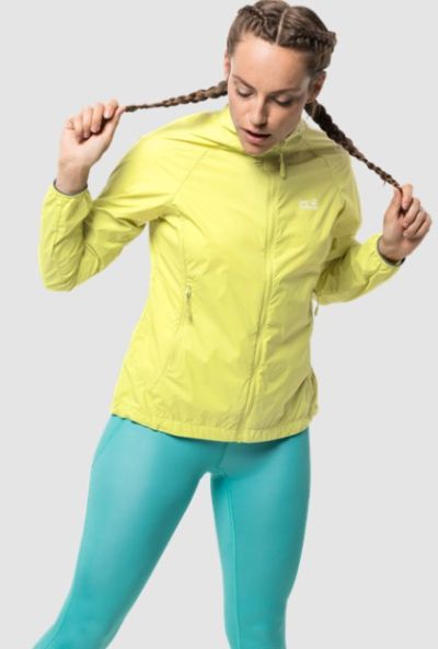 Яркая ветровка для женщин Jack Wolfskin Terra Trail Jacket W