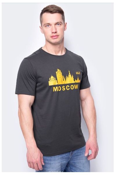 Jack Wolfskin - Стильная футболка Moscow T Men