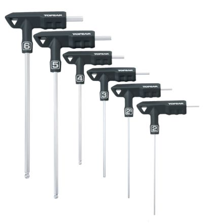 Topeak - Набор шестигранников универсальный T-Handle DuoHex Wrench