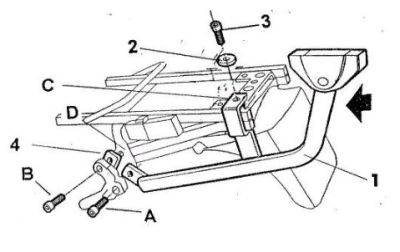 Shad - Крепление удобное для мотоцикла VFR 800 FI - 99/01