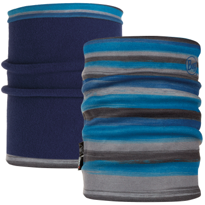 Buff - Детский зимний шарф-бандана Reversible Polar Neckwarmer Slide Blue