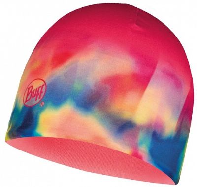 Buff - Яркая детская шапка Micro & Polar Hat Junior Sparty Multi Stripes