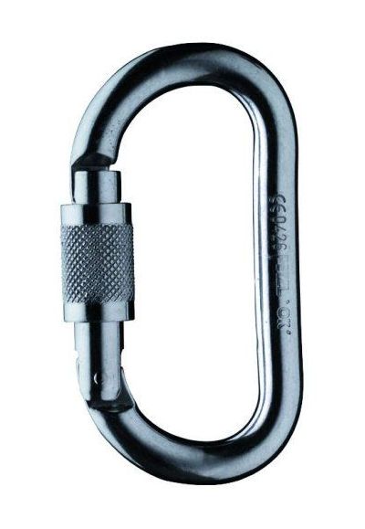 Petzl - Легкий карабин с муфтой Ok Screw-Lock