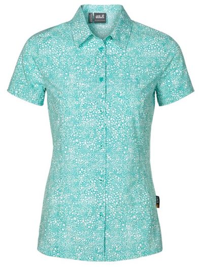 Jack Wolfskin — Рубашка с коротким рукавом женская Wahia Print Shirt W