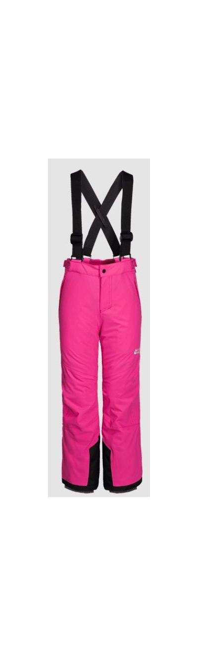 Детские мембранные брюки на подтяжках Jack Wolfskin Powder Mountain Pants Kids