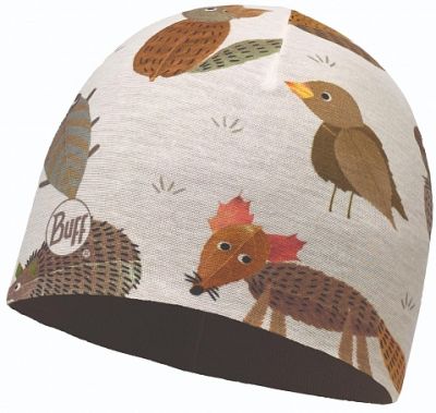 Buff - Забавная детская шапка Microfiber & Polar Child Forest Animals Cru