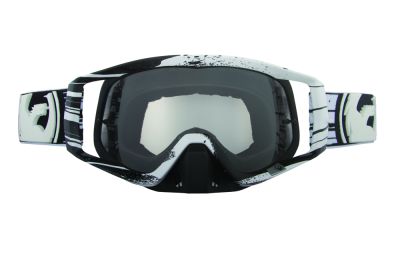 Dragon Alliance - Мотомаска Vendetta (оправа Paintdrip Black/White, линза Clear Aft)
