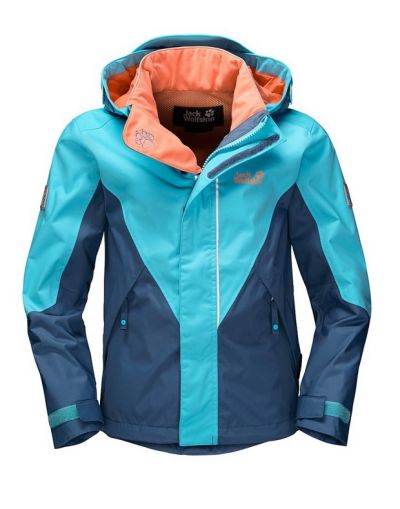 Jack Wolfskin — Куртка мембранная для девочки Green Terrain Girls