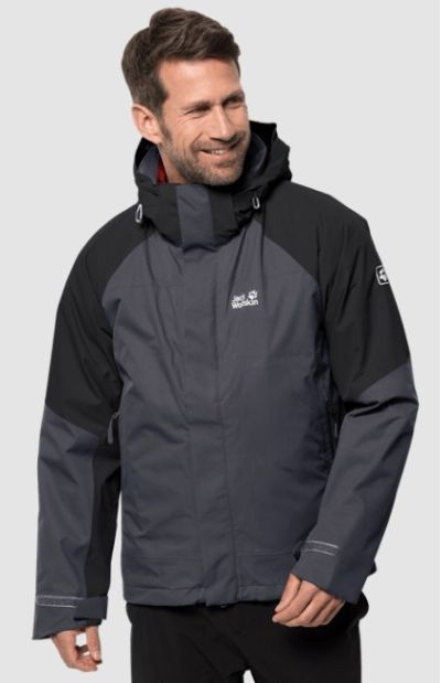 Jack Wolfskin - Ветронепроницаемая мужская куртка Steting Peak Jacket M