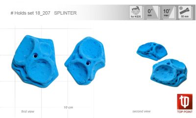 Top Point - Зацепы для детей Holds set #207 Splinter XL