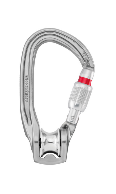 Petzl - Карабин с роликом для альпинизма Rollclip Z Screw-Lock